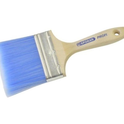 Spokar štetec plochý 81322 - 4" AKRYL PROFI, drevené držadlo