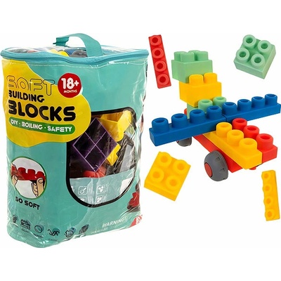 Iso Trade Gumové bloky - senzorické 80 ks 26575