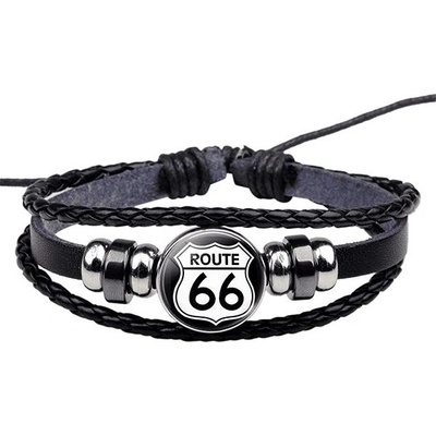 Predator kožený náramek route 66 náramek 14005-5