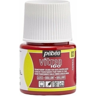 Pébéo Vitrea 160 Farba na sklo Paprika 45 ml 1 ks
