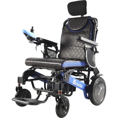 Eroute 8000FR XL Elektrický skladací invalidný vozík 20 Ah Li-ion s automatickým skladaním a polohovaním