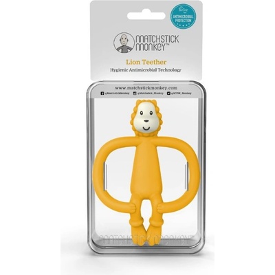 Matchstick a zubná kefka Monkey Lion Teether Lev MM-L-001