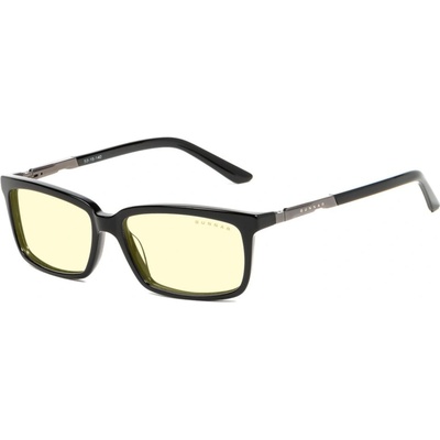GUNNAR HAUS READER obroučky v barvě ONYX jantarová skla dioptrie +1,5 HAU-00101-1.5
