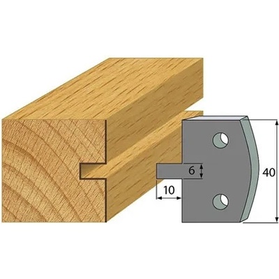 Omezovač 40x4 mm - profil 016 (balení 2ks)