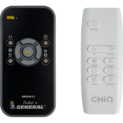 General CHiQ CPC07PAP01, CPC07PAP012B, CPC09PAP012B, CPC12PAP022B, 7000 BTU - дистанционно управление дубликат (CPC07PAP01, CPC07PAP012B, CPC09PAP012B, CPC12PAP022B, 7000 BTU)