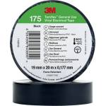3M Temflex 175 Изолирбанд, 20м/19мм, 180 микрона - Черен (7401001)