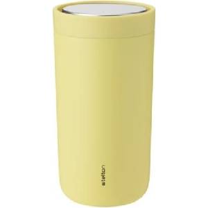 Stelton Термочаша To-Go Click с двойни стени от стомана 200 мл лимонено-жълта (675-49)