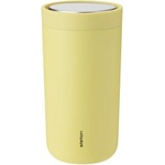 Stelton Термочаша To-Go Click с двойни стени от стомана 200 мл лимонено-жълта (675-49)