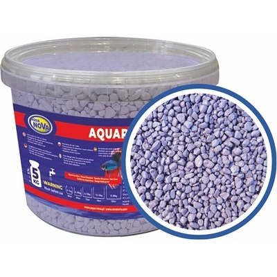 Aqua Nova štrk fialový 5 kg, 3 l