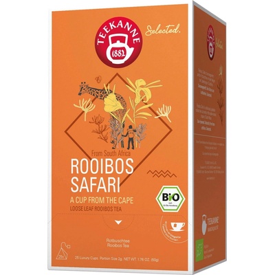 TEEKANNE Bio Luxury Cup Rooibos Safari 25 pyramidových sáčků