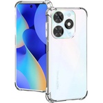 Techsuit Калъф за Tecno Spark Go 2024 / Spark 20C - удароустойчив прозрачен прозрачен силикон - прозрачен