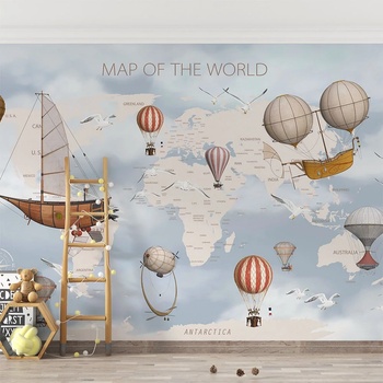 Image 1 of Art gift Фототапет Пътешествие с балон