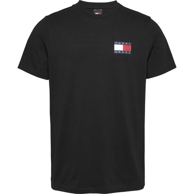 Tommy Jeans Тениска Tommy Jeans Men's Slim Essential Flag Regular Fit T-Shirt - Black