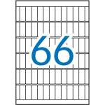 APLI Етикет, 12x30 mm, заоблени ъгли, A5, APLI, 990 етикета в опаковка 01861 (01861)