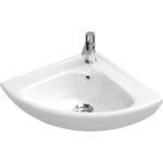 Villeroy & Boch O. novo - Компактна мивка 42x42 см, с преливник, 1 отвор за кран, CeramicPlus, алпийско бяло 732740R1 (732740R1)
