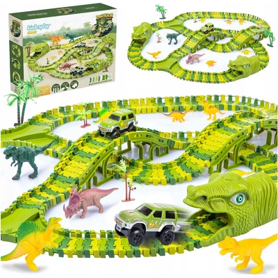 Kinderplay závodní dráha Dinosaur 240ks