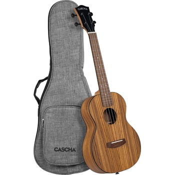 Image 1 of Cascha Tenor Ukulele Zebra Wood Natural Тенор укулеле (CUTZW1)