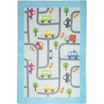 Image 1 of Chilai Home Килим за детска стая Chilai Home 876CHL1065, 100% Кадифена тъкан, 100х160 см, Антибактериален, Многоцветен (876CHL1065)
