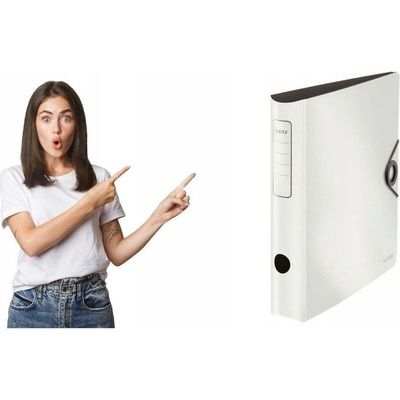 Leitz 180° Active Wow Pákový pořadač A4 6,5 cm PP bílý