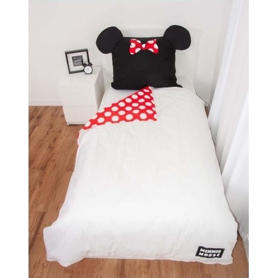 Herding 3D obojstranné bavlna obliečky MINNIE MOUSE 140x200 70x90