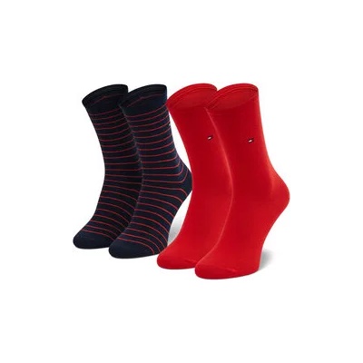 Tommy Hilfiger Комплект 2 чифта дълги чорапи дамски 100001494 Тъмносин (100001494)