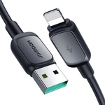 JOYROOM Кабел Joyroom S-AL012A14, USB към Lightning, 2.4A, 1.2m, черен (S-AL012A141B)