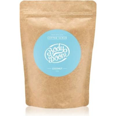 BodyBoom kávový telový peeling Coconut 200 g