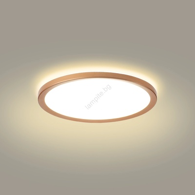 Brilagi - LED таванно осветително тяло за баня ULTRA SLIM LED/18W/230V Ø 30 см розово злато IP54 (BG3807)