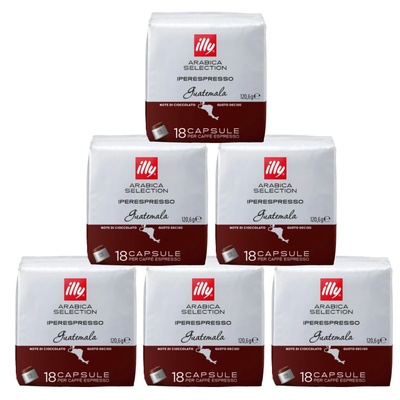 illy IperEspresso Гватемала кафе капсули 6х18 бр