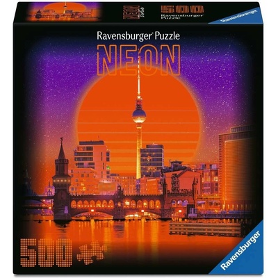 Ravensburger Čtvercové Neon Berlín 500 dílků