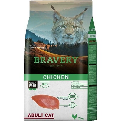 Bravery Cat Adult chicken 2 x 7 kg