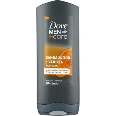 Dove Men Sprchový gel Sandalwood & Vanilla 400 ml