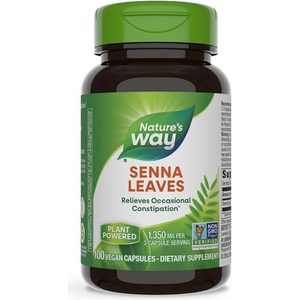 Nature's Way Senna Leaf - Сена (лист) - срещу запек, 450 mg, 100 капсули Nature’s Way (17000)