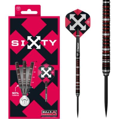 Sixty S2 šipky steel 90% Wolfram 21g 13171 21g