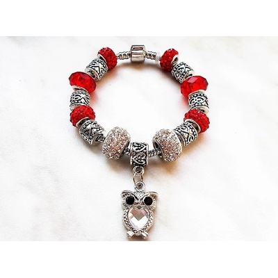 Blingstar CHARM Sova Red B957