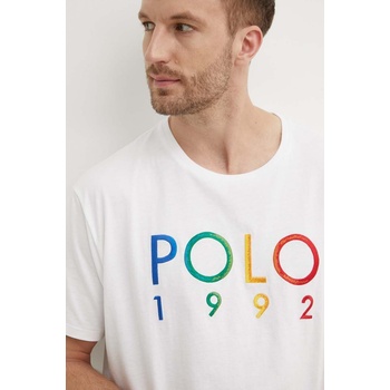 Ralph Lauren Памучна тениска Polo Ralph Lauren в бяло с апликация 710934742 (710934742)