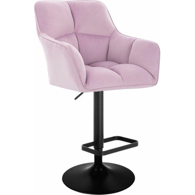 LuxuryForm Design Amalfi Velur na čiernom tanieri levanduľa