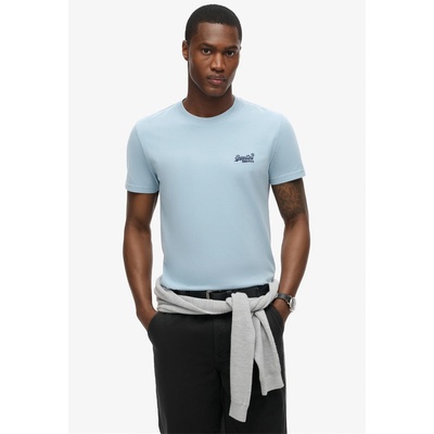 Superdry Тениска Superdry Small Chest Logo T Shirt - China Blue