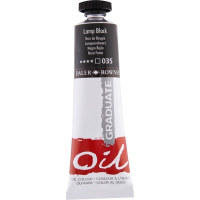 Daler Rowney Graduate Маслена боя Lamp Black 38 ml 1 бр (117038035)