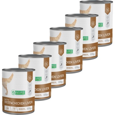 Natures Protection Adult Beef & Chicken 6 x 800 g