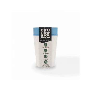 Image 1 of Circular&Co Кръгла Чаша Крем/Синьо 227мл