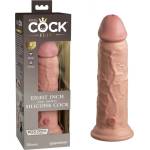  Пенис дилдо от силикон, двойна плътност, 22см. - King Cock Elite Light (PIPE577221)