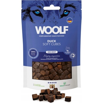 WOOLF SOFT CUBES DUCK MONOPROTEIN kocky z kačacieho mäsa pre psa 100 g