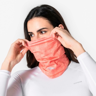 Kiprun hrejivý nákrčník Kiprun Warm + V2 koralový