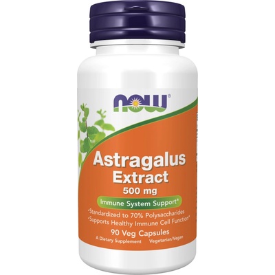 NOW Astragalus Extract, 500 mg, 90 капсули, Now