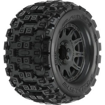 Pro-Line kolo 3.8" pneu Badlands MX38 disk Raid H17 černý 2