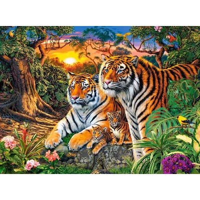 Castorland Tiger family 2000 dielov
