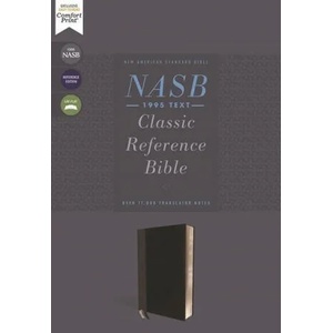 NASB, Classic Reference Bible, Leathersoft, Black, Red Letter, 1995 Text, Comfort Print | Zondervan (ISBN: 9780310456483)