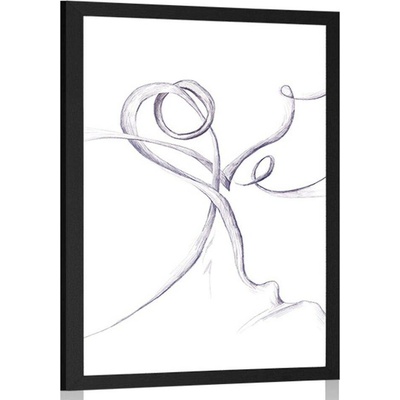 Plakát tajemný nápis Love - 40x60 no frame