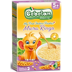 Bebelan микро паста кръгчета 5 м+ 350 г